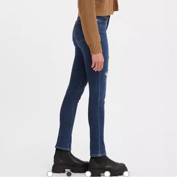 LEVIS 311 SHAPING SKINNY Distressed jeans like new sz 27 or 4 - Picture 2 of 9